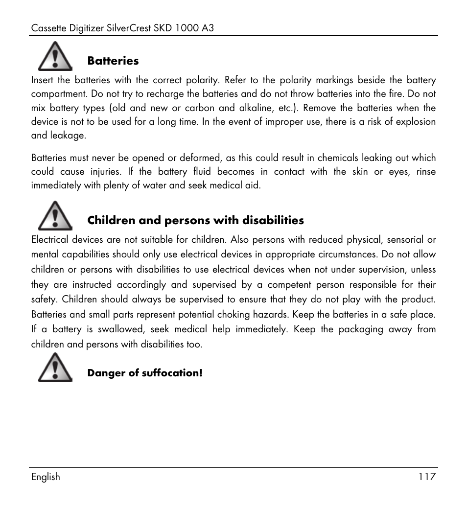 Silvercrest SKD 1000 A3 User Manual | Page 119 / 140