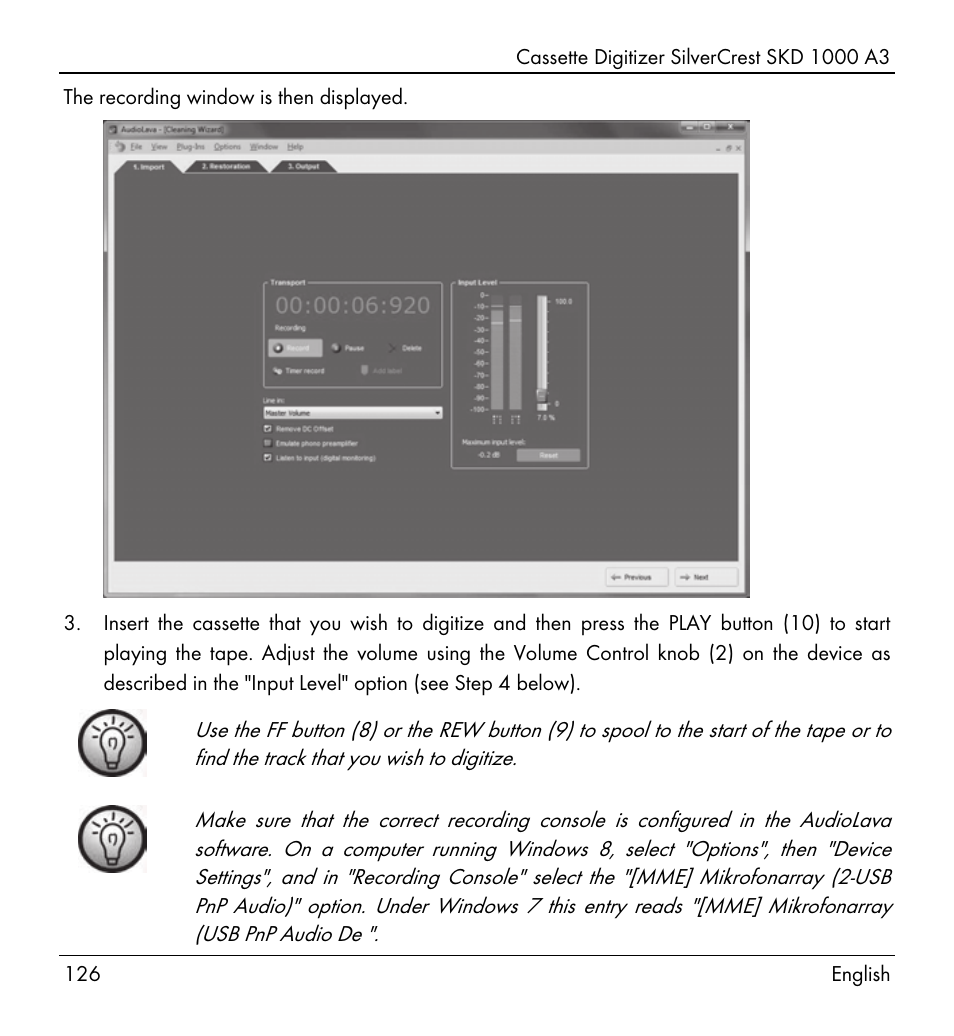 Silvercrest SKD 1000 A3 User Manual | Page 128 / 140