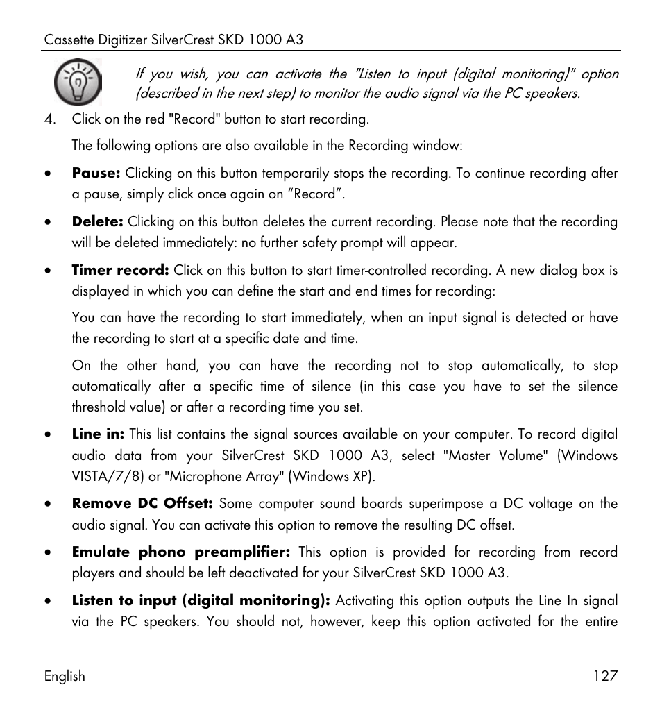Silvercrest SKD 1000 A3 User Manual | Page 129 / 140