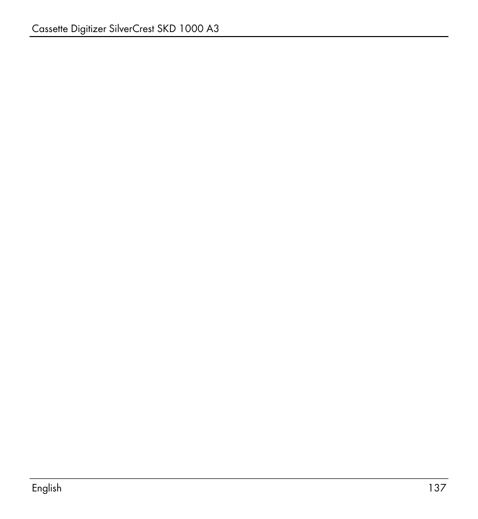 Silvercrest SKD 1000 A3 User Manual | Page 139 / 140