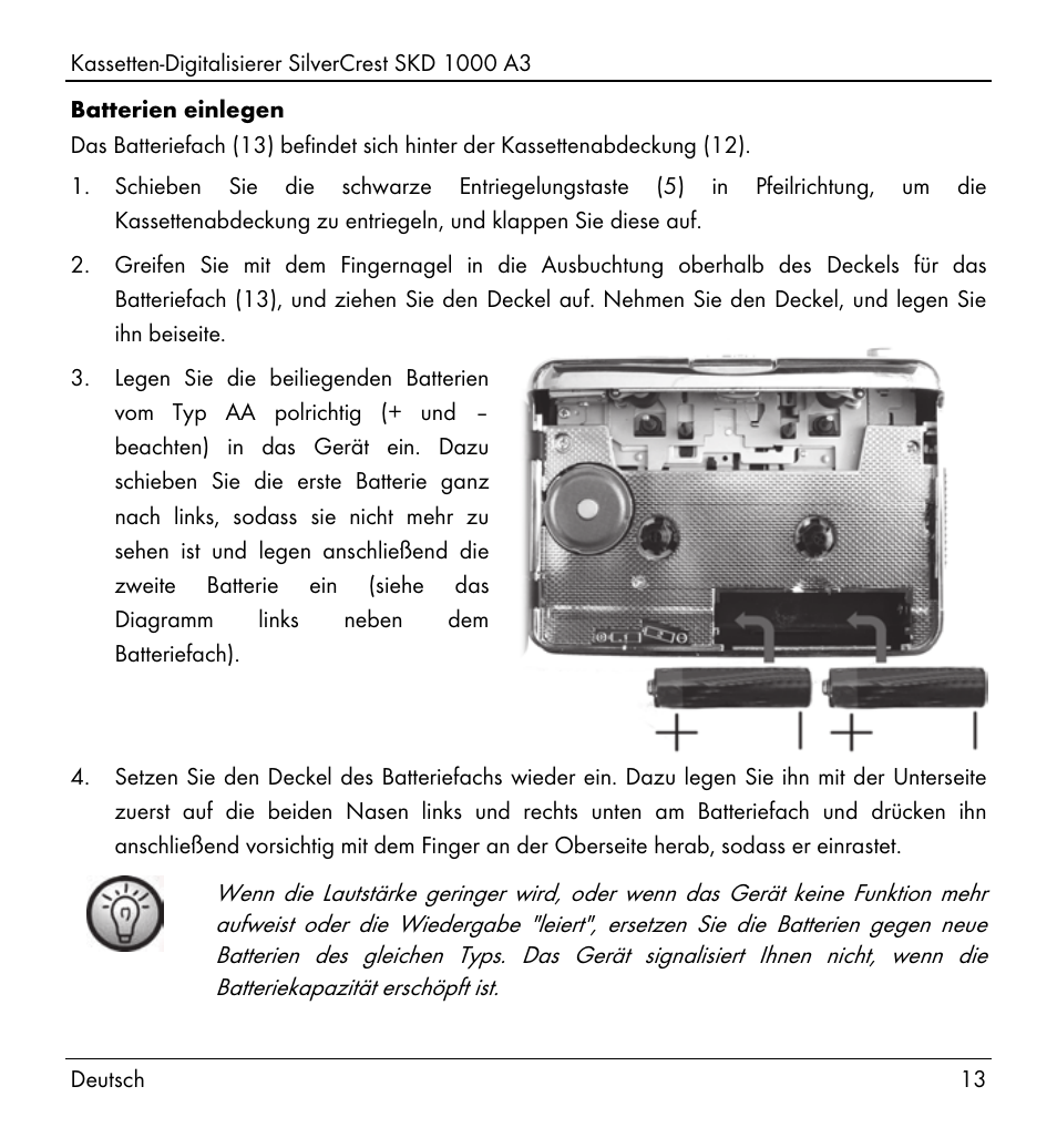 Silvercrest SKD 1000 A3 User Manual | Page 15 / 140