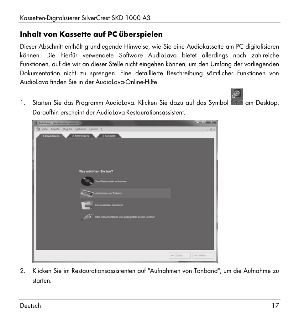 Silvercrest SKD 1000 A3 User Manual | Page 19 / 140