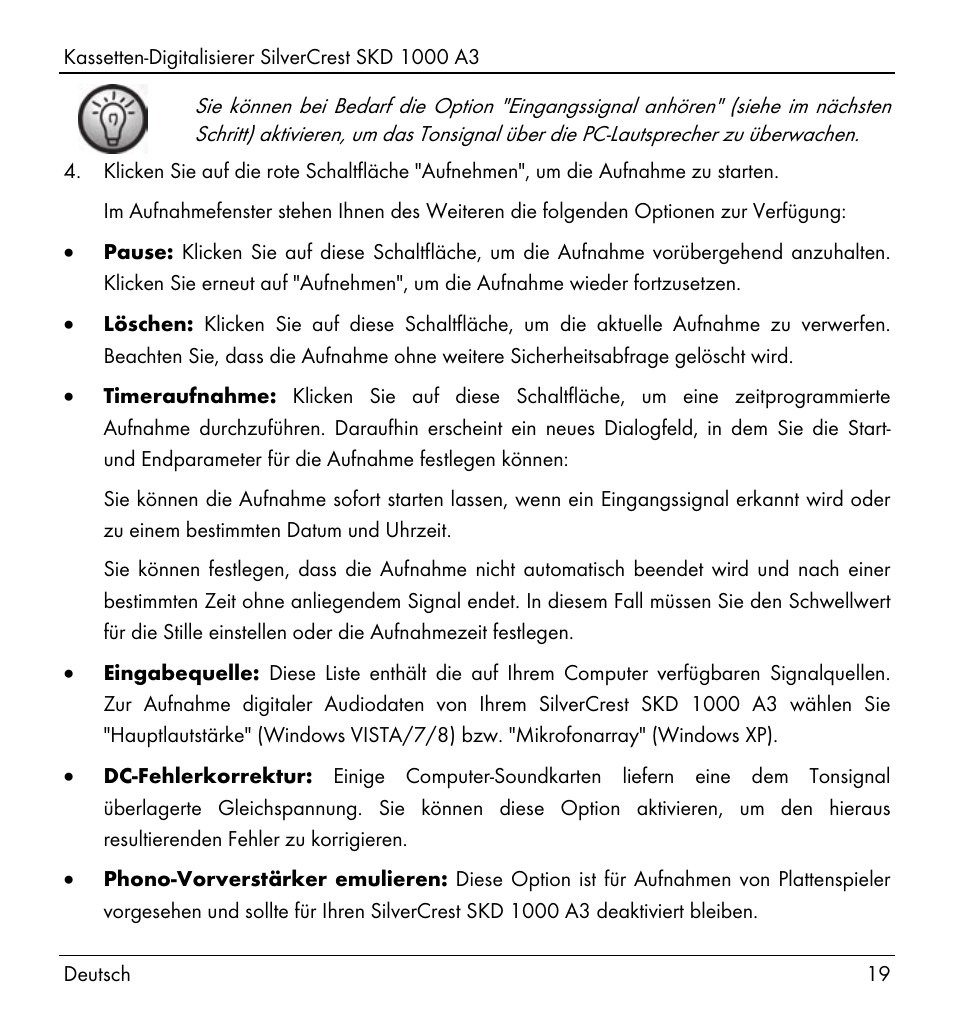 Silvercrest SKD 1000 A3 User Manual | Page 21 / 140