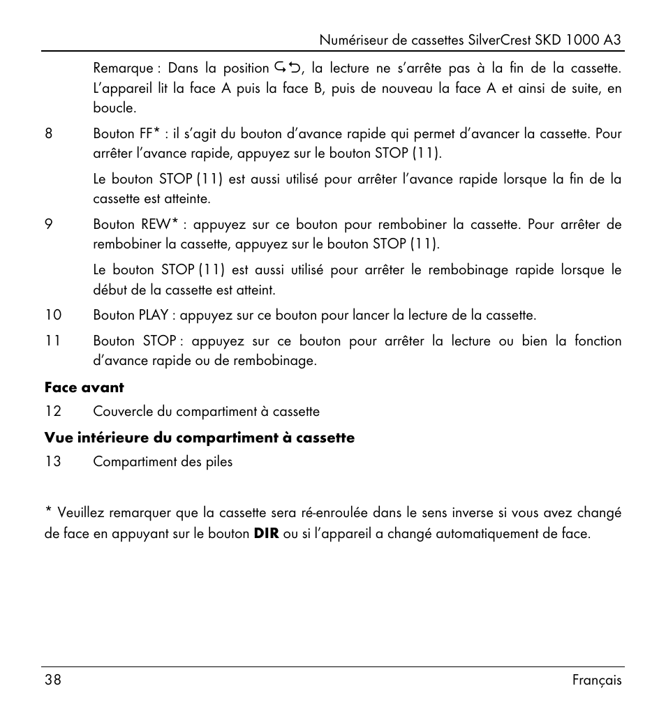 Silvercrest SKD 1000 A3 User Manual | Page 40 / 140