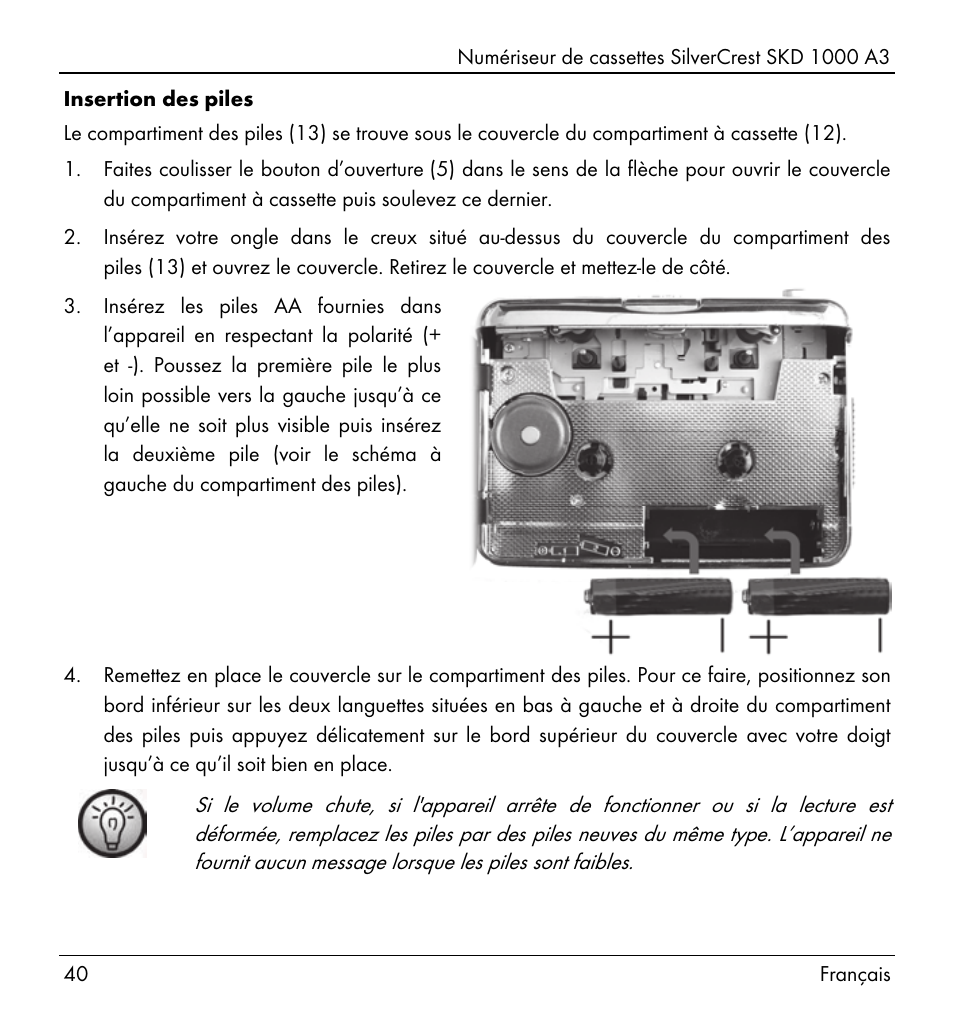 Silvercrest SKD 1000 A3 User Manual | Page 42 / 140