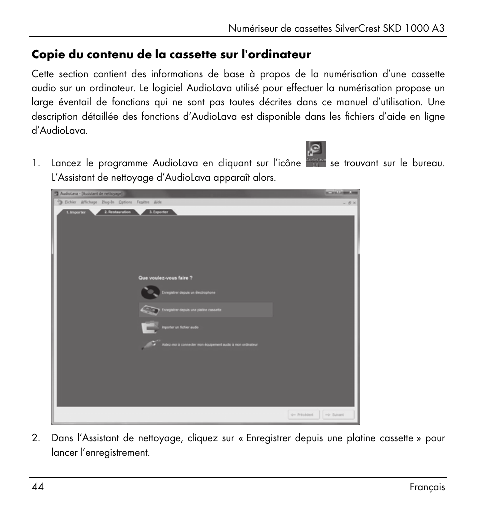 Silvercrest SKD 1000 A3 User Manual | Page 46 / 140