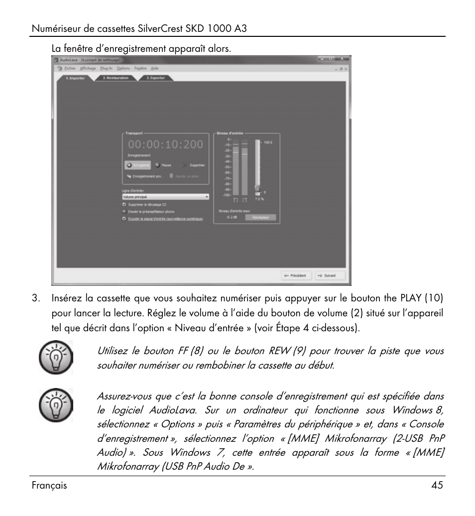 Silvercrest SKD 1000 A3 User Manual | Page 47 / 140