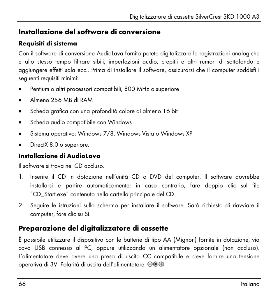 Silvercrest SKD 1000 A3 User Manual | Page 68 / 140