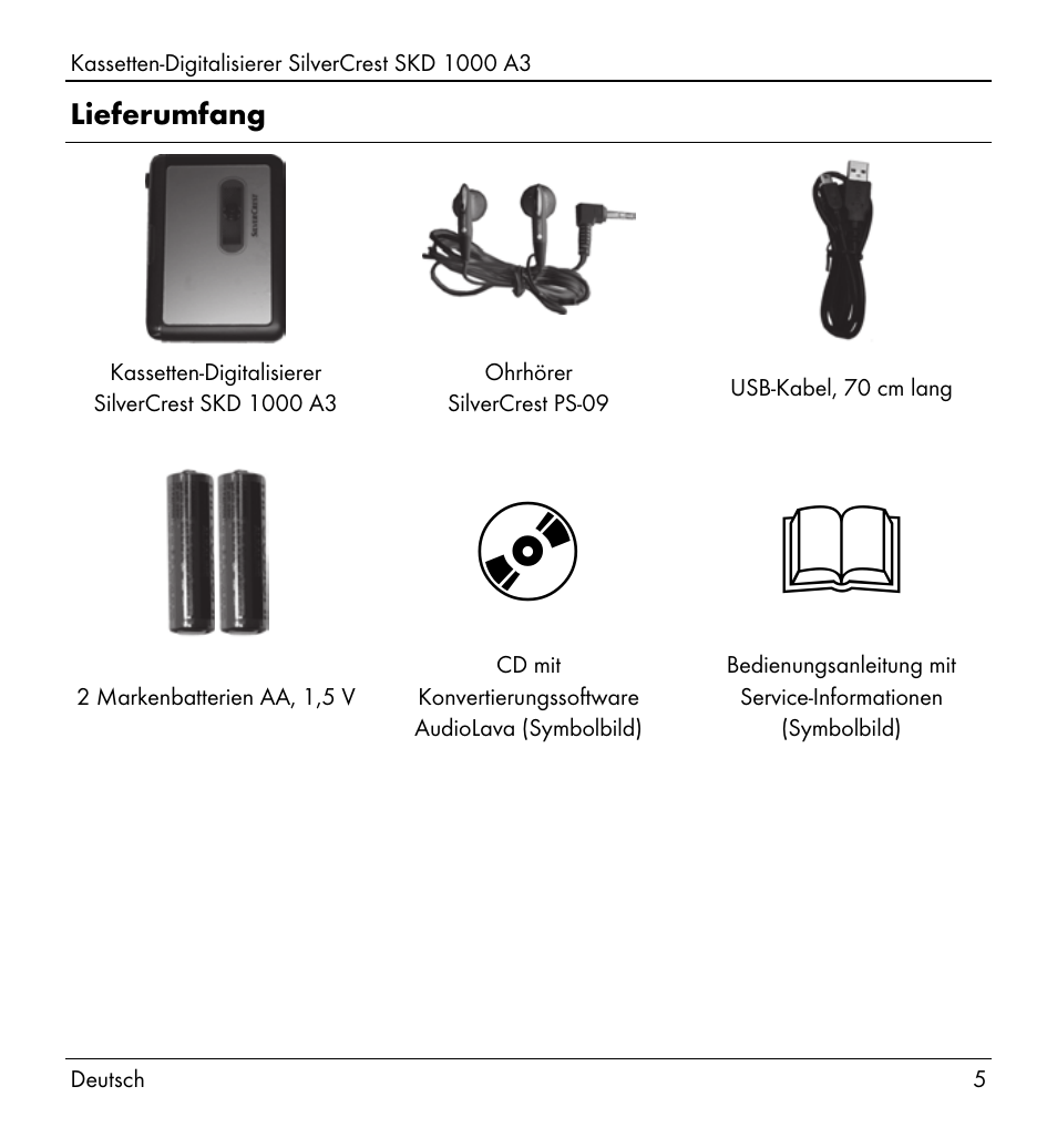Silvercrest SKD 1000 A3 User Manual | Page 7 / 140