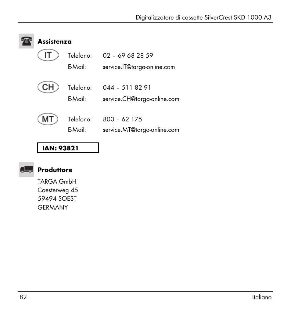 Silvercrest SKD 1000 A3 User Manual | Page 84 / 140