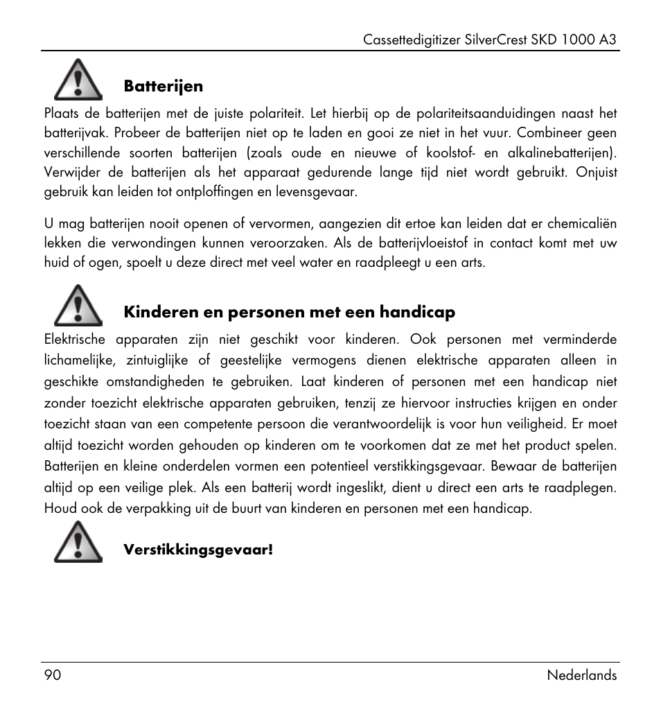 Silvercrest SKD 1000 A3 User Manual | Page 92 / 140