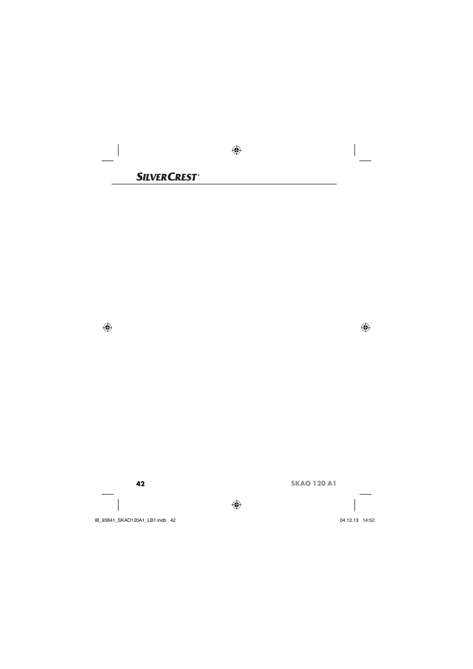 Silvercrest SKAO 120 A1 User Manual | Page 45 / 59