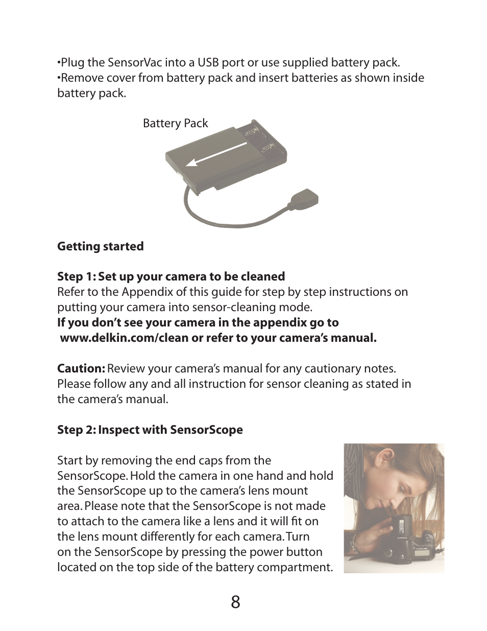 Delkin Devices SensorScope System User Manual | Page 10 / 29