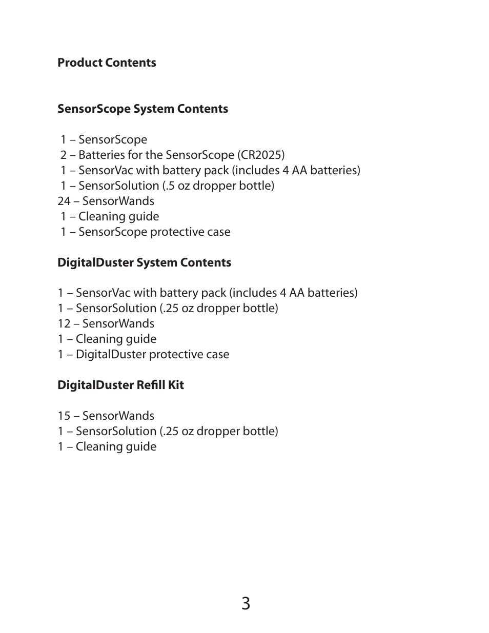 Delkin Devices SensorScope System User Manual | Page 5 / 29