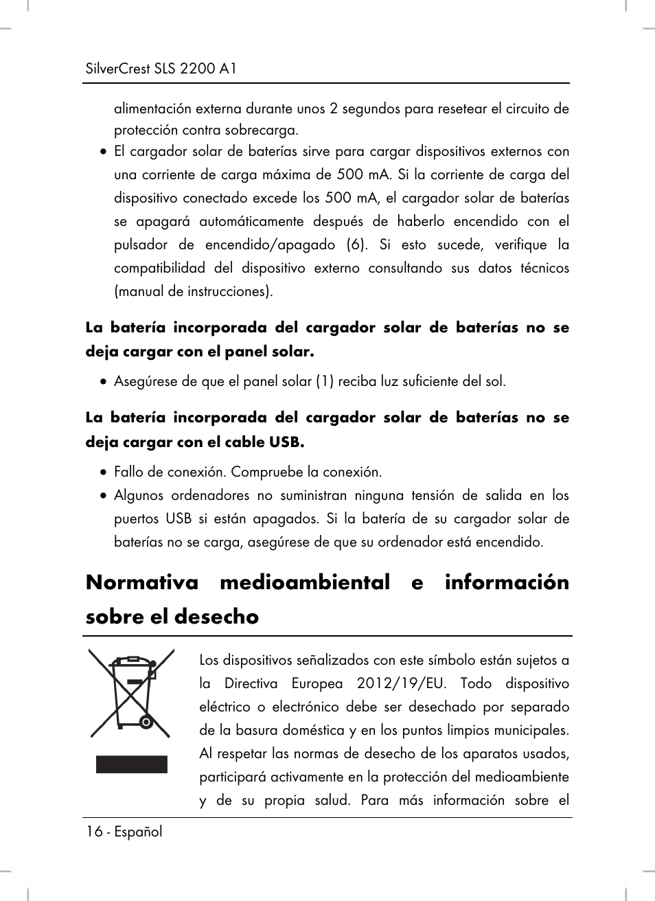 Silvercrest SLS 2200 A1 User Manual | Page 18 / 72