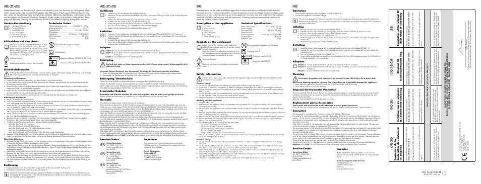 Silvercrest SGP 230 A1 User Manual | Page 2 / 2