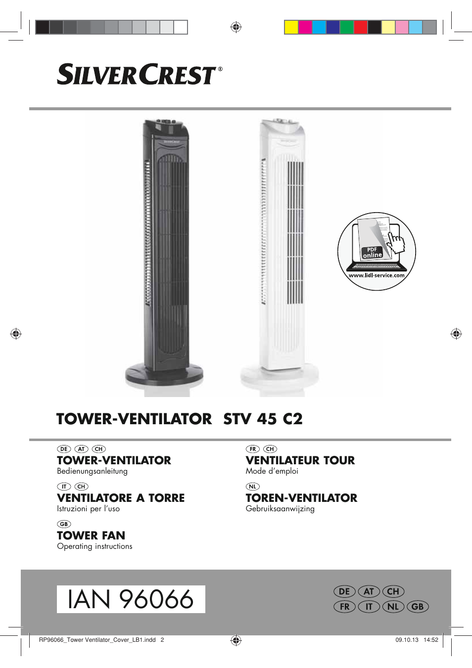 Silvercrest STV 45 C2 User Manual | 46 pages