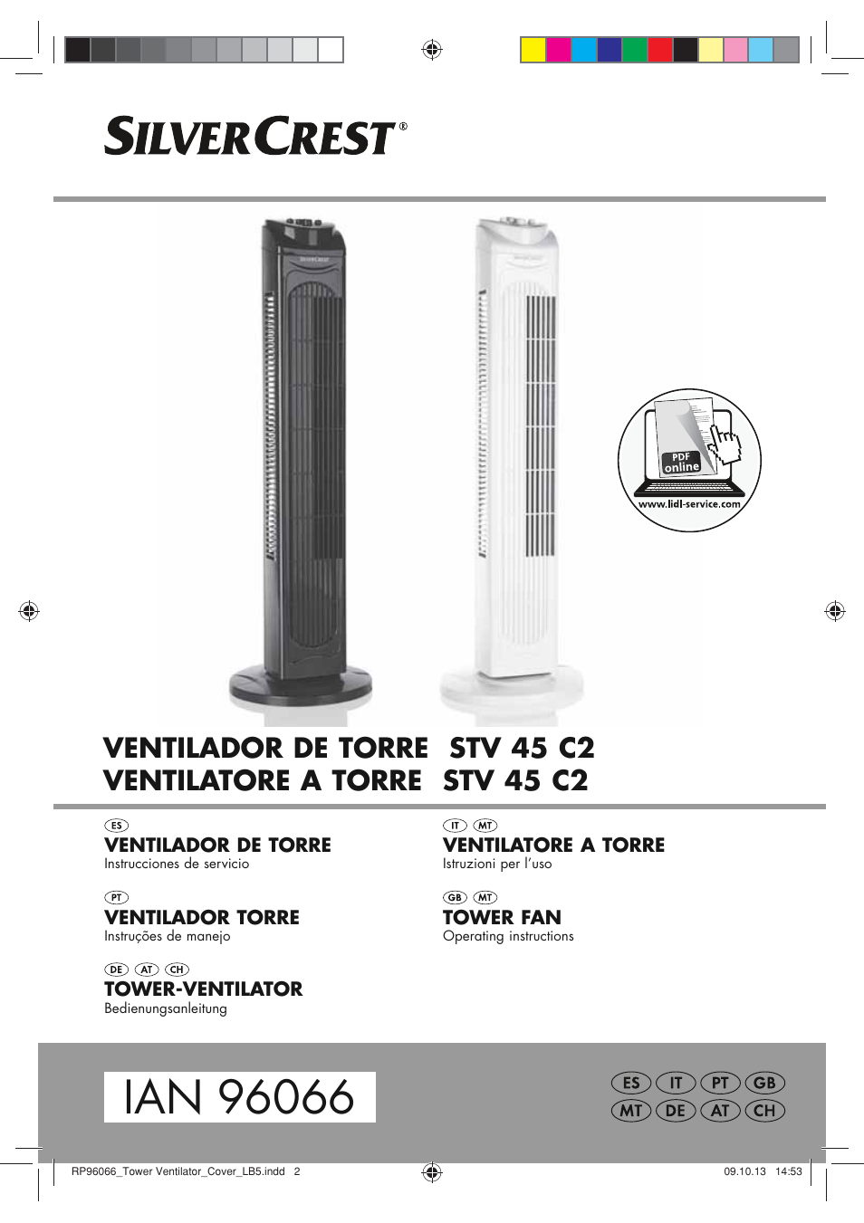 Silvercrest STV 45 C2 User Manual | 46 pages