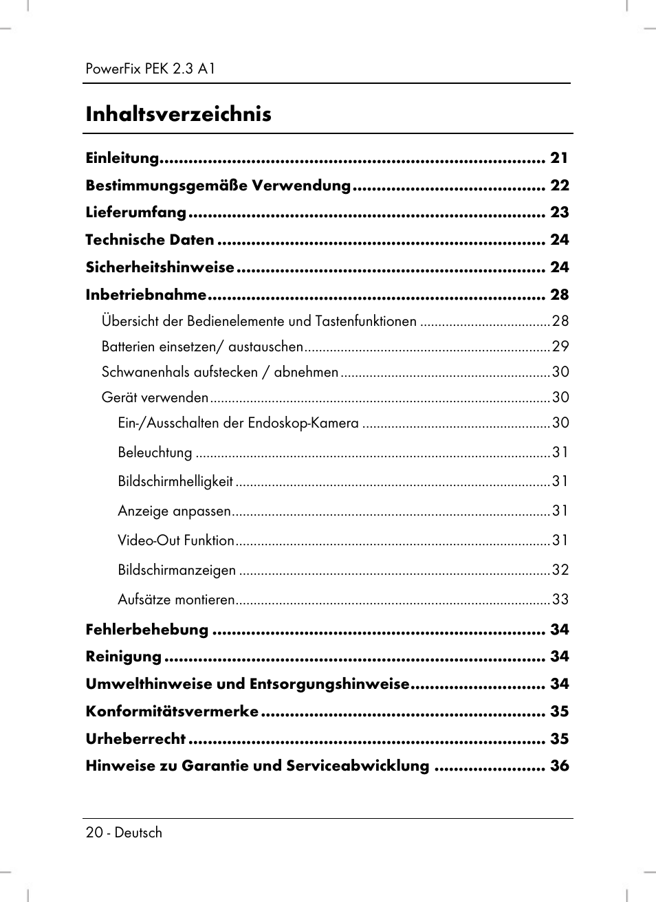 Silvercrest PEK 2.3 A1 User Manual | Page 22 / 58