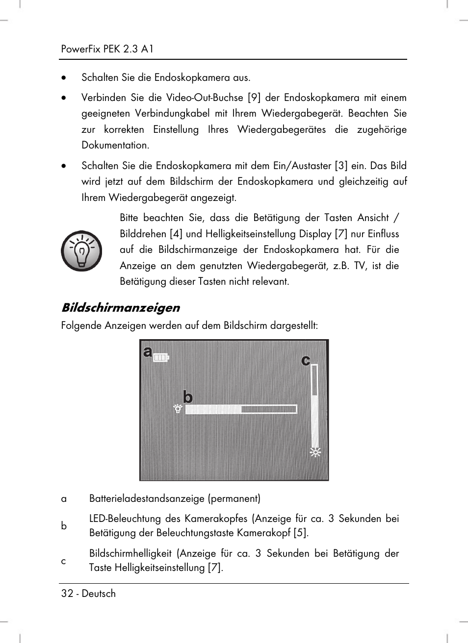 Bildschirmanzeigen | Silvercrest PEK 2.3 A1 User Manual | Page 34 / 58