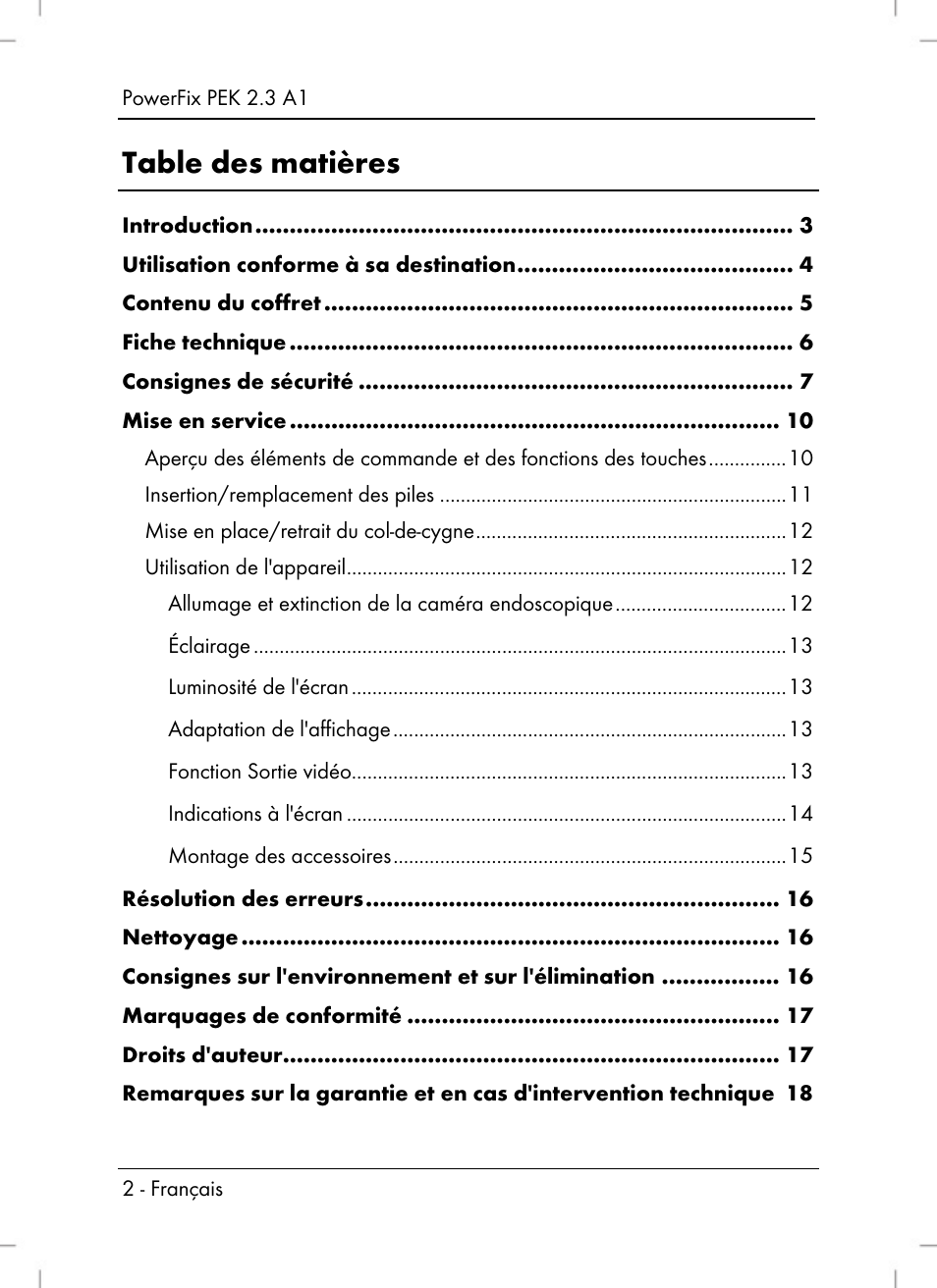 Silvercrest PEK 2.3 A1 User Manual | Page 4 / 58
