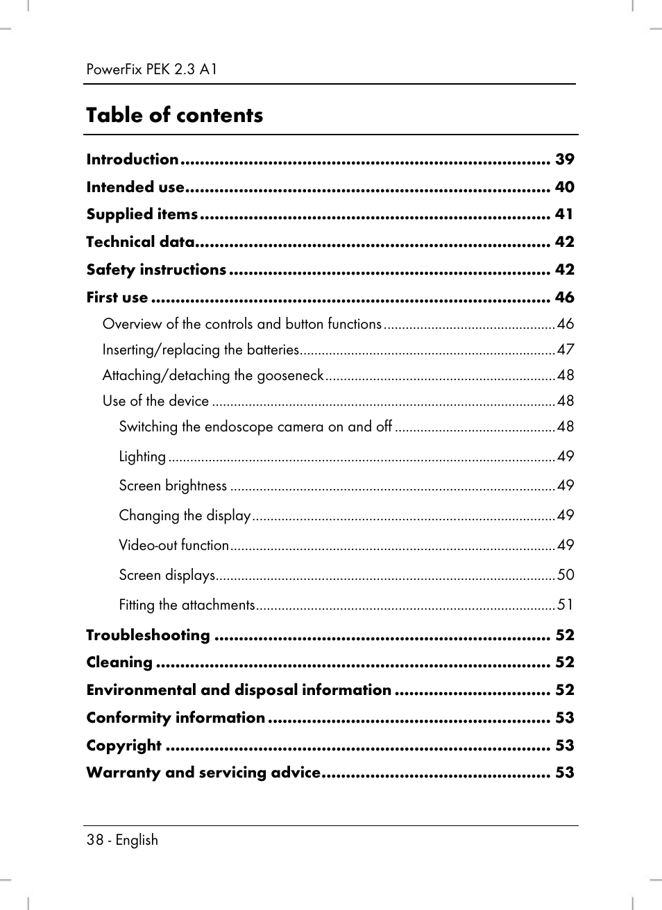 Silvercrest PEK 2.3 A1 User Manual | Page 40 / 58