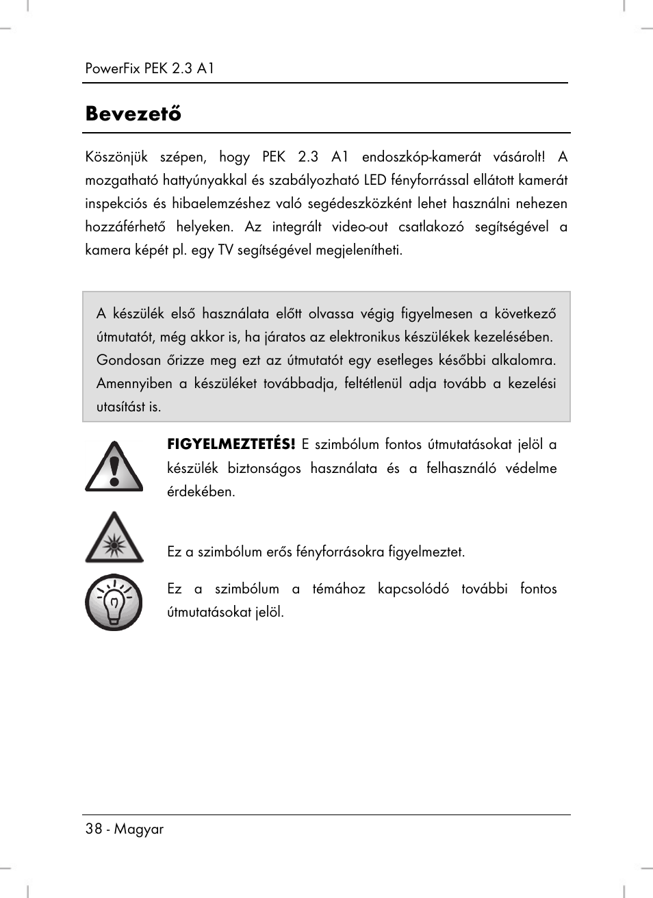 Bevezető | Silvercrest PEK 2.3 A1 User Manual | Page 40 / 108