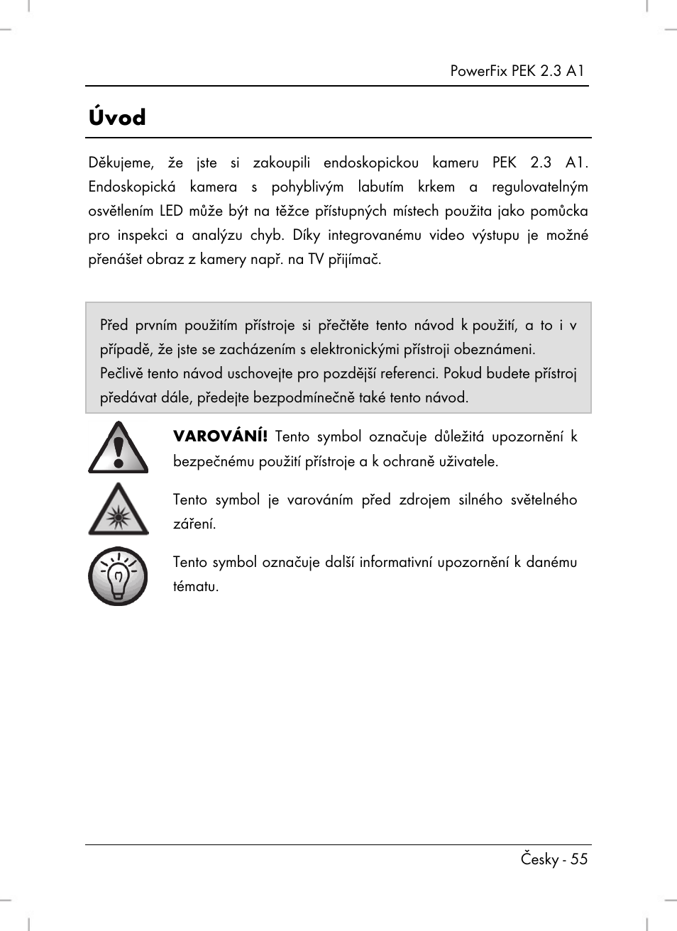 Úvod | Silvercrest PEK 2.3 A1 User Manual | Page 57 / 108
