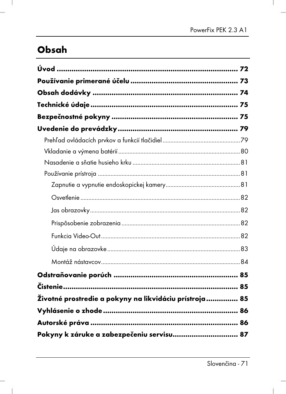 Silvercrest PEK 2.3 A1 User Manual | Page 73 / 108