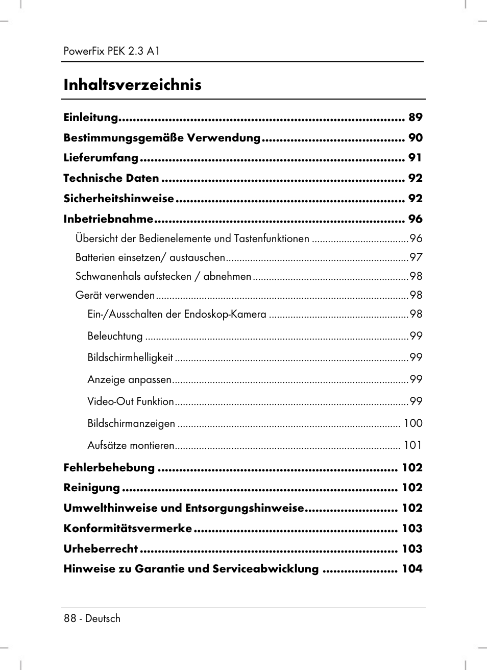 Silvercrest PEK 2.3 A1 User Manual | Page 90 / 108