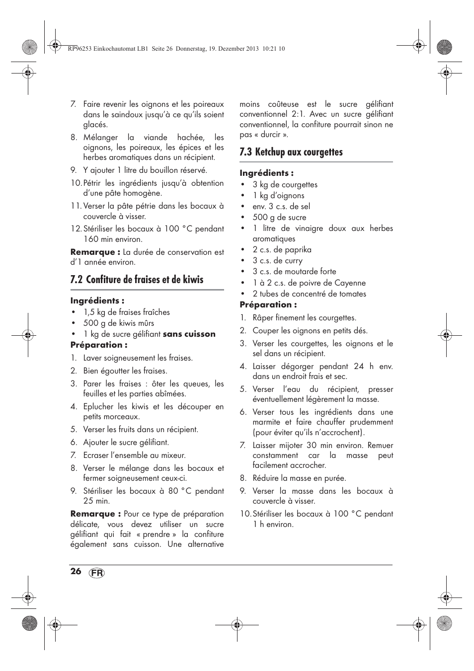 2 confiture de fraises et de kiwis, 3 ketchup aux courgettes | Silvercrest SEAD 1800 B1 User Manual | Page 28 / 78