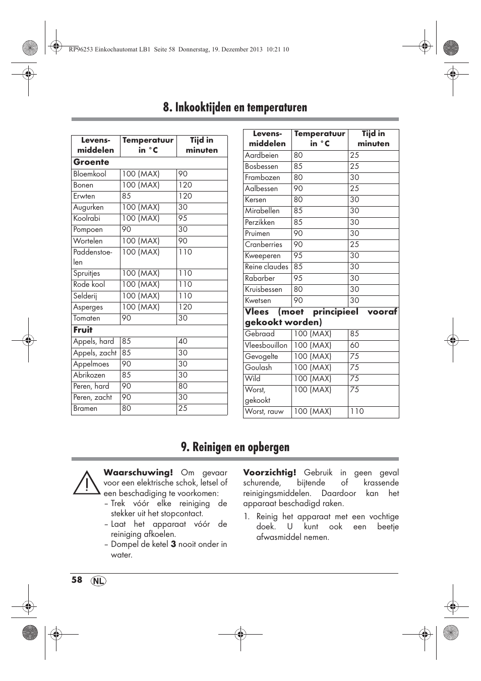 Silvercrest SEAD 1800 B1 User Manual | Page 60 / 78