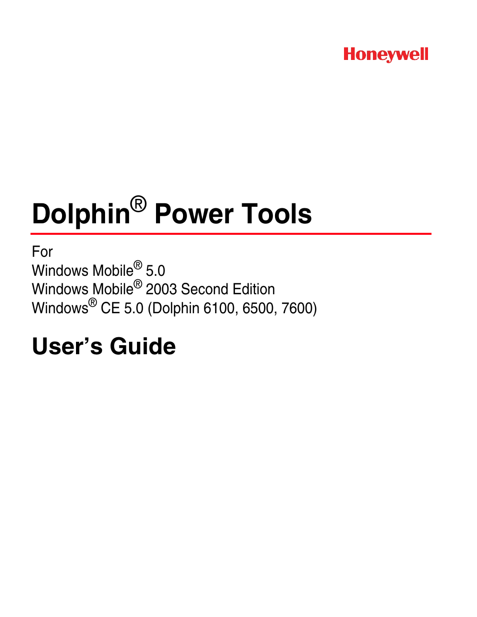 Dolphin Peripherals 6100 User Manual | 176 pages
