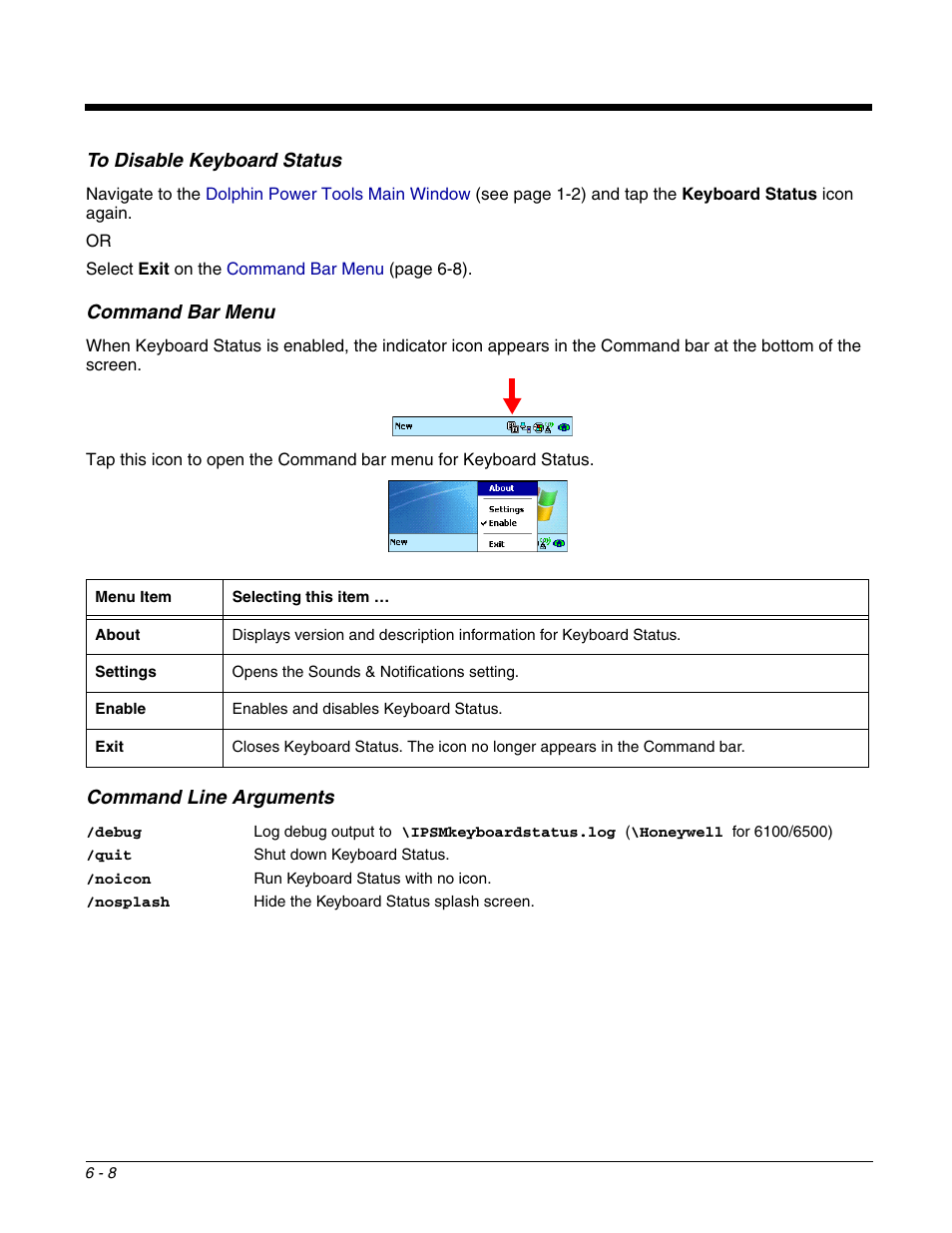 Dolphin Peripherals 6100 User Manual | Page 112 / 176