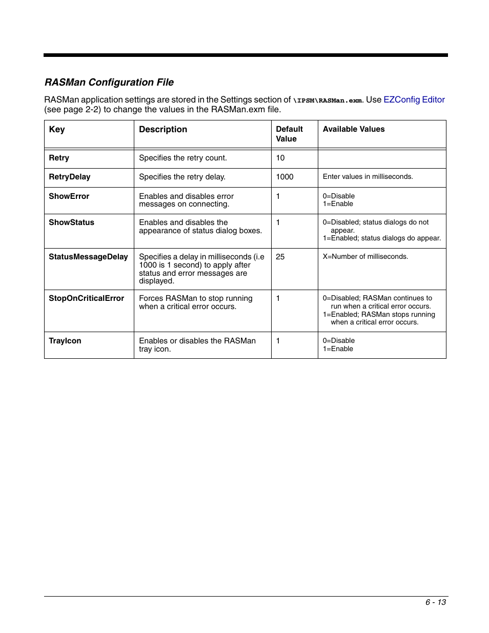 Rasman configuration file | Dolphin Peripherals 6100 User Manual | Page 117 / 176