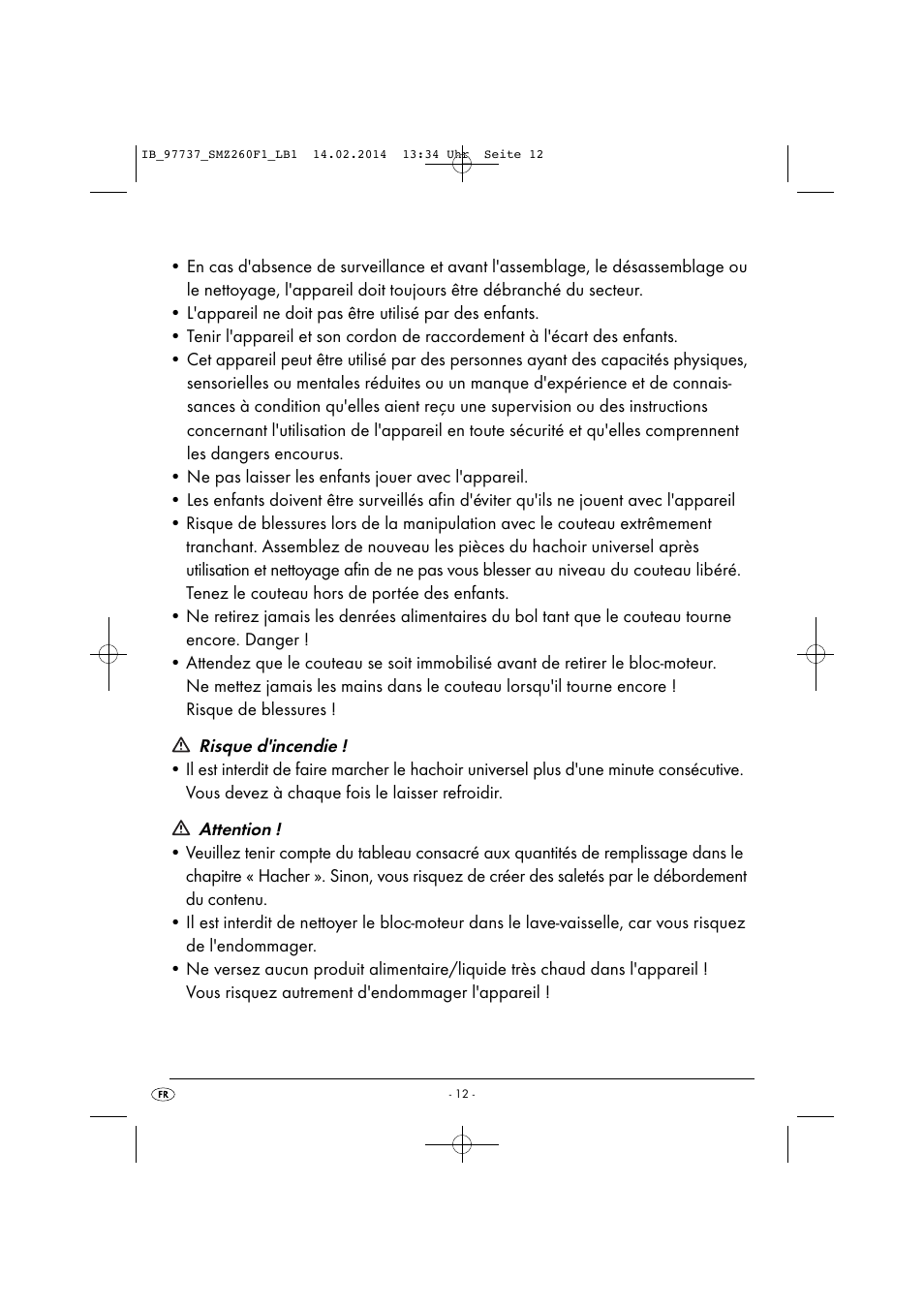 Silvercrest SMZ 260 F1 User Manual | Page 15 / 44