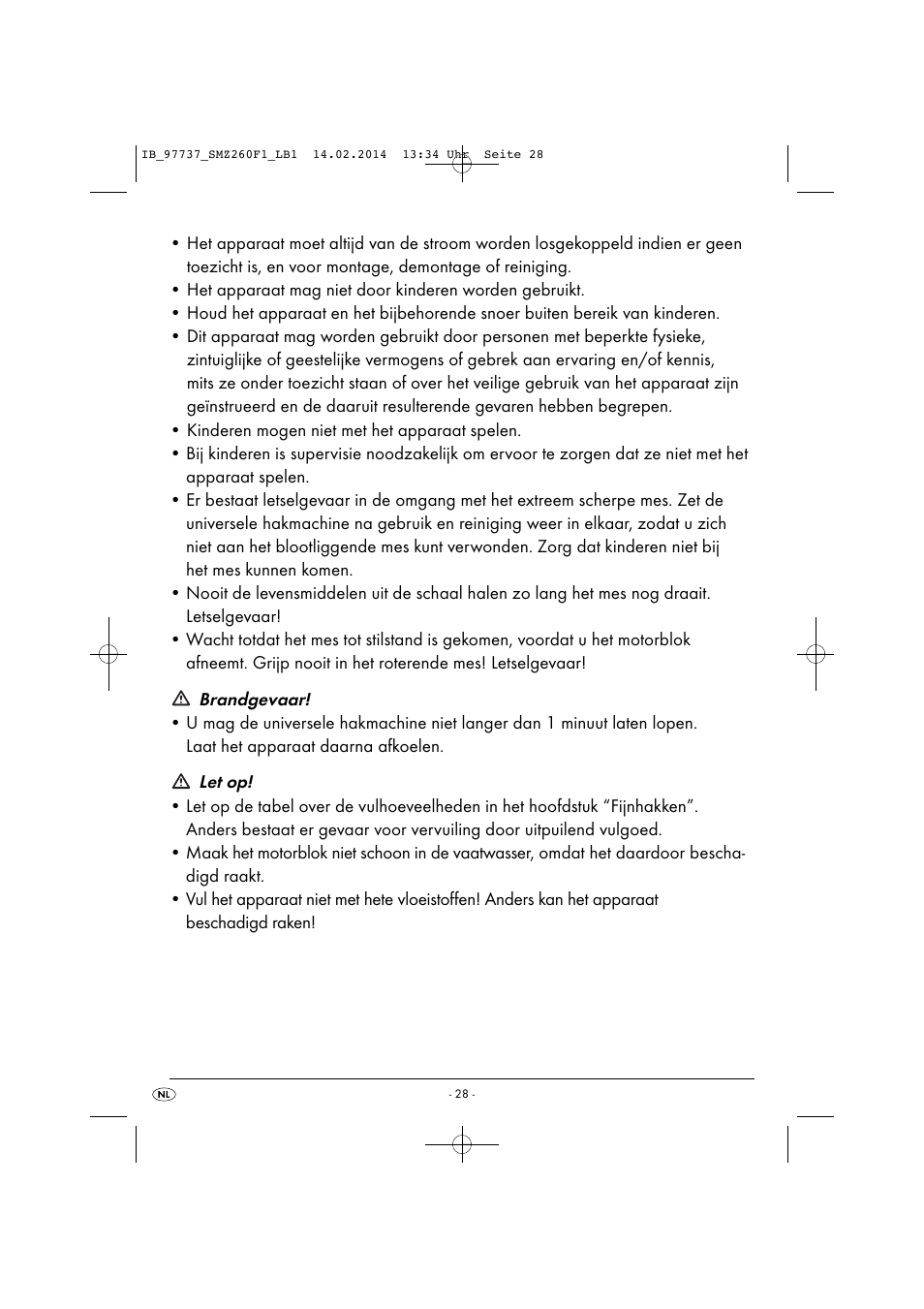 Silvercrest SMZ 260 F1 User Manual | Page 31 / 44