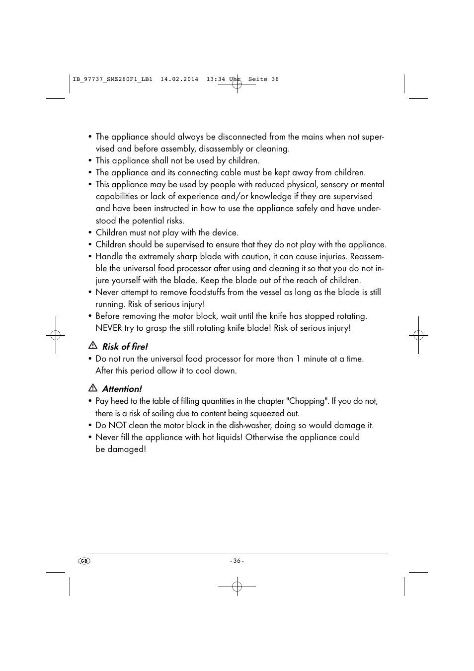 Silvercrest SMZ 260 F1 User Manual | Page 39 / 44