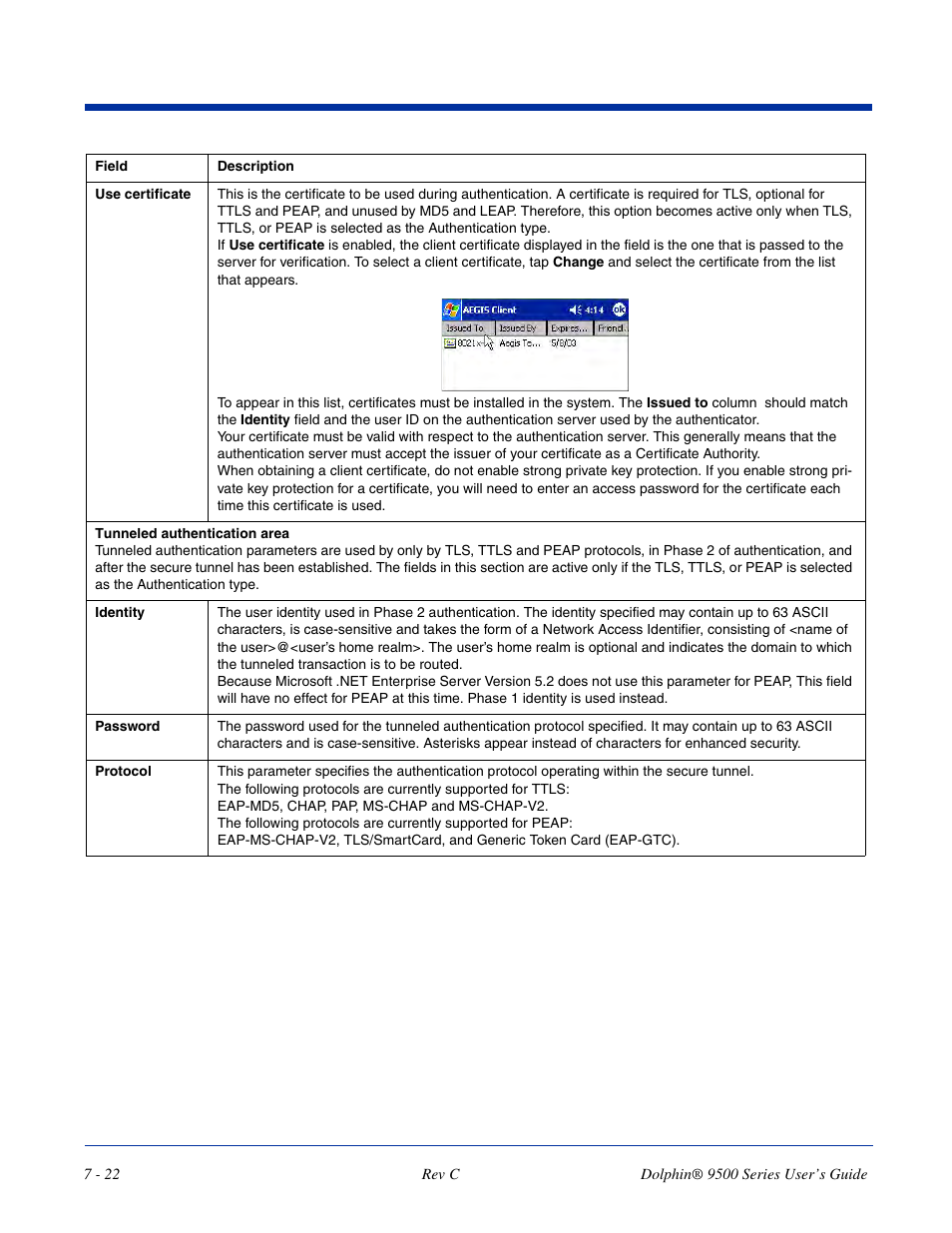 Dolphin Peripherals 9500 User Manual | Page 122 / 264