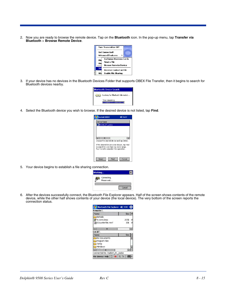 Dolphin Peripherals 9500 User Manual | Page 151 / 264