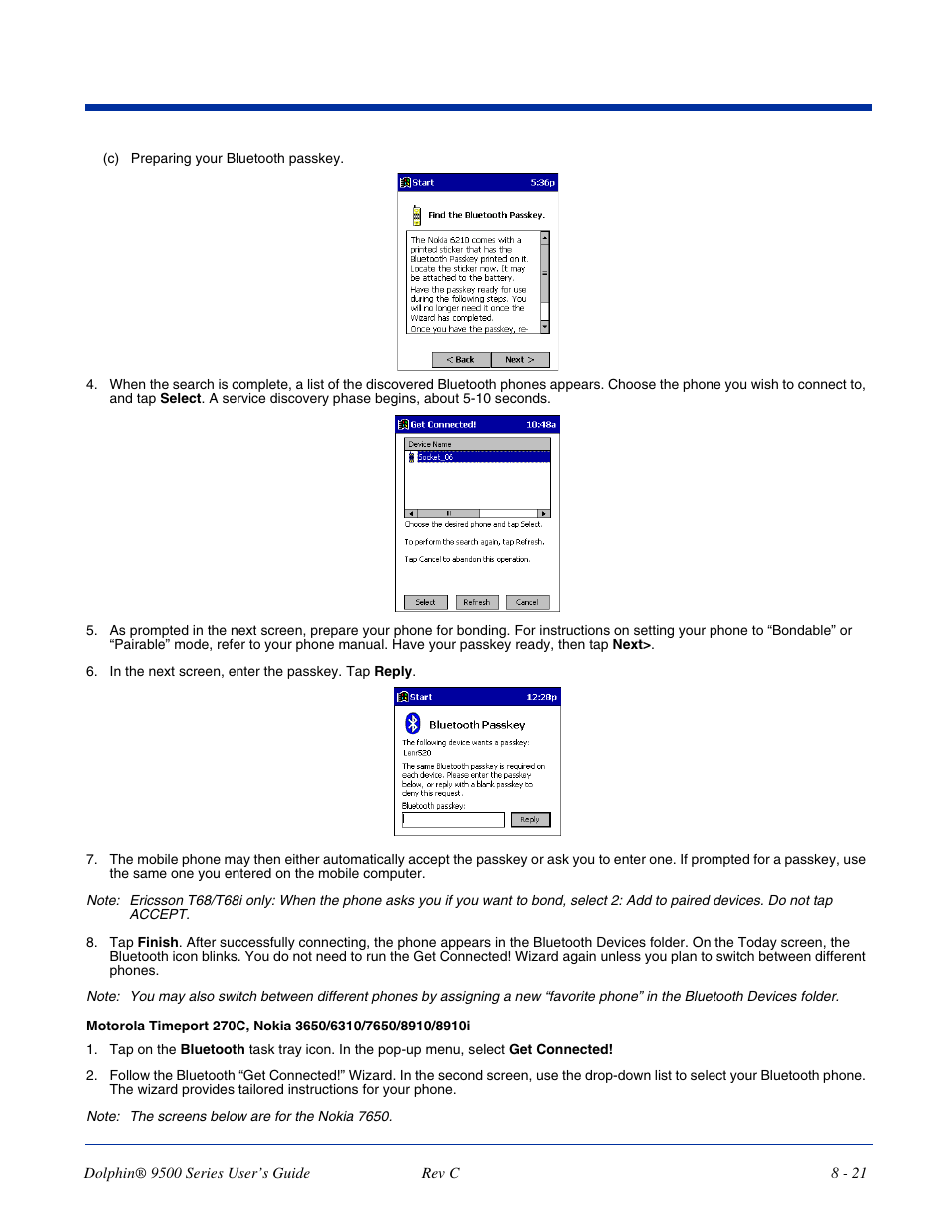 Dolphin Peripherals 9500 User Manual | Page 157 / 264