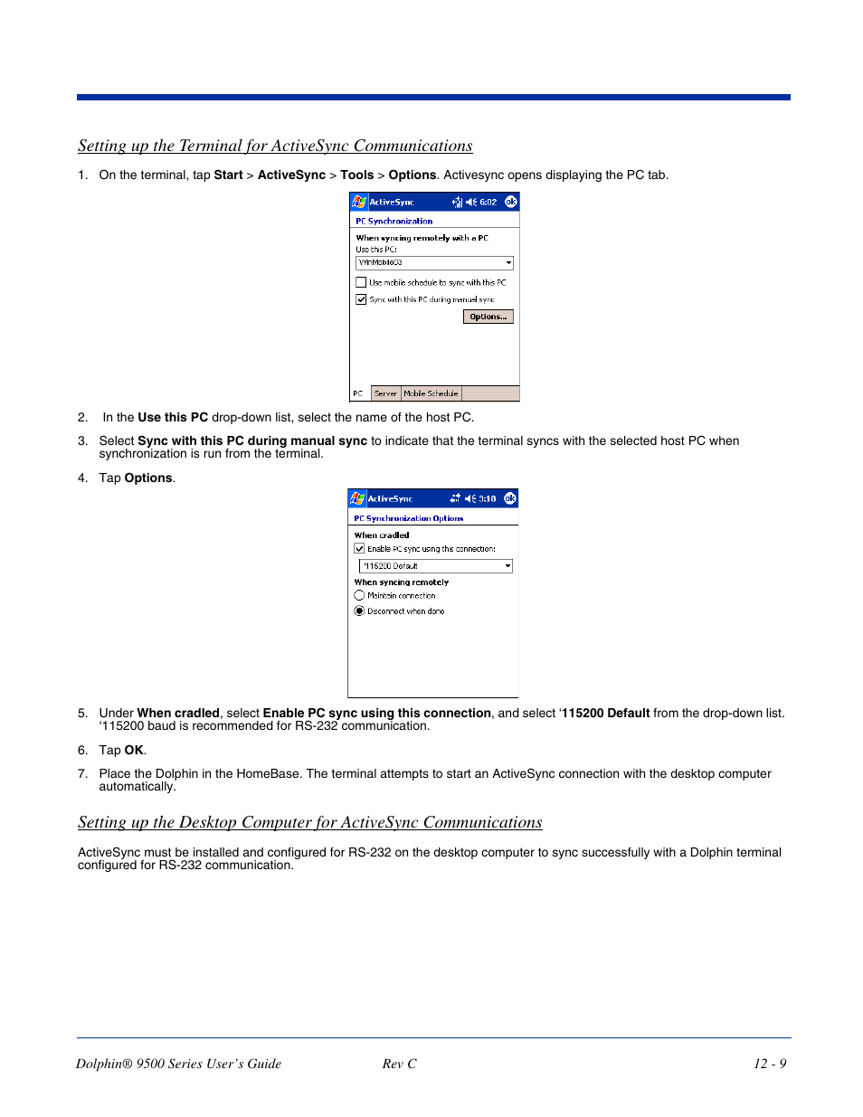 Dolphin Peripherals 9500 User Manual | Page 221 / 264