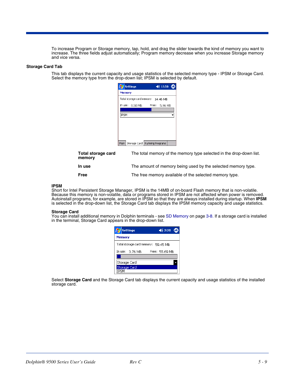 Dolphin Peripherals 9500 User Manual | Page 75 / 264