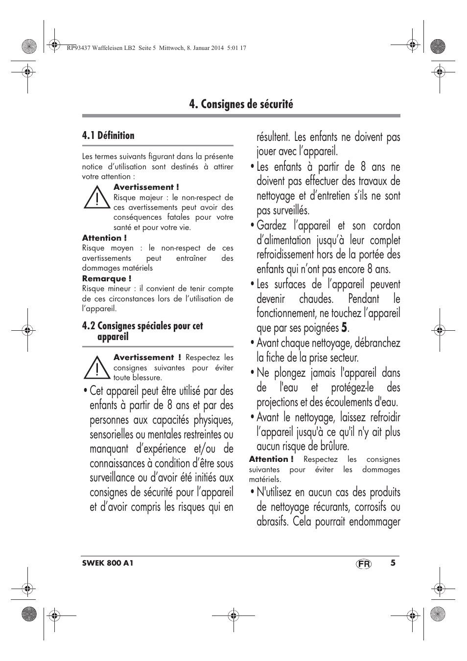 Silvercrest SWEK 800 A1 User Manual | Page 7 / 50