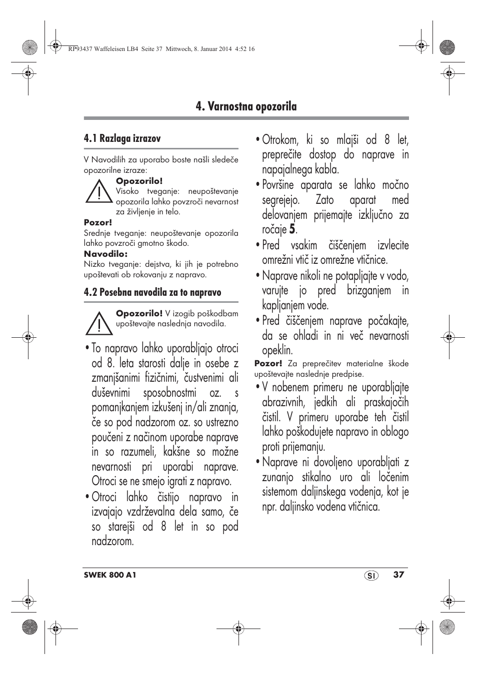 Silvercrest SWEK 800 A1 User Manual | Page 39 / 78