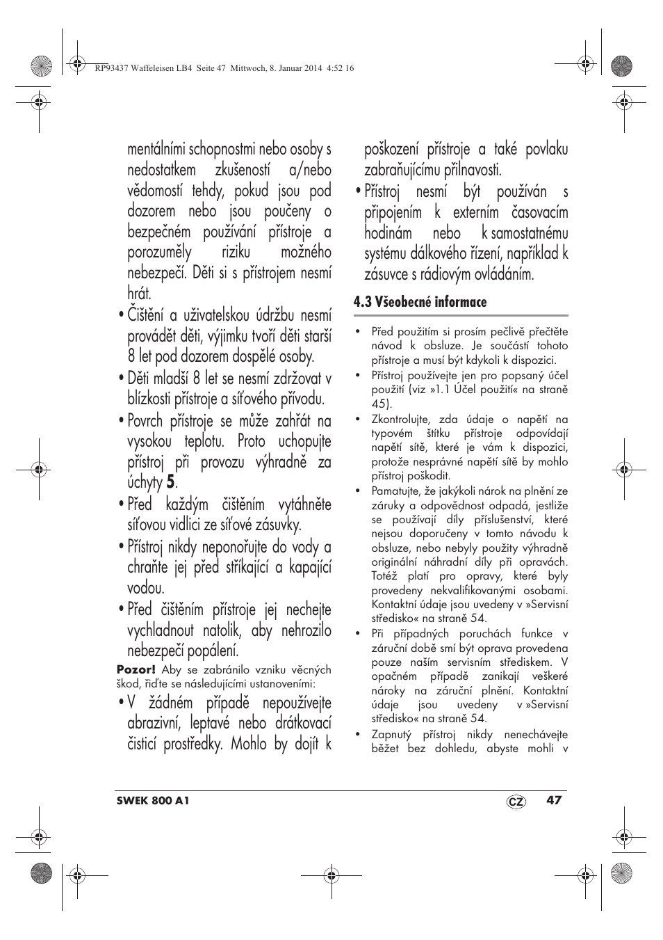 Silvercrest SWEK 800 A1 User Manual | Page 49 / 78