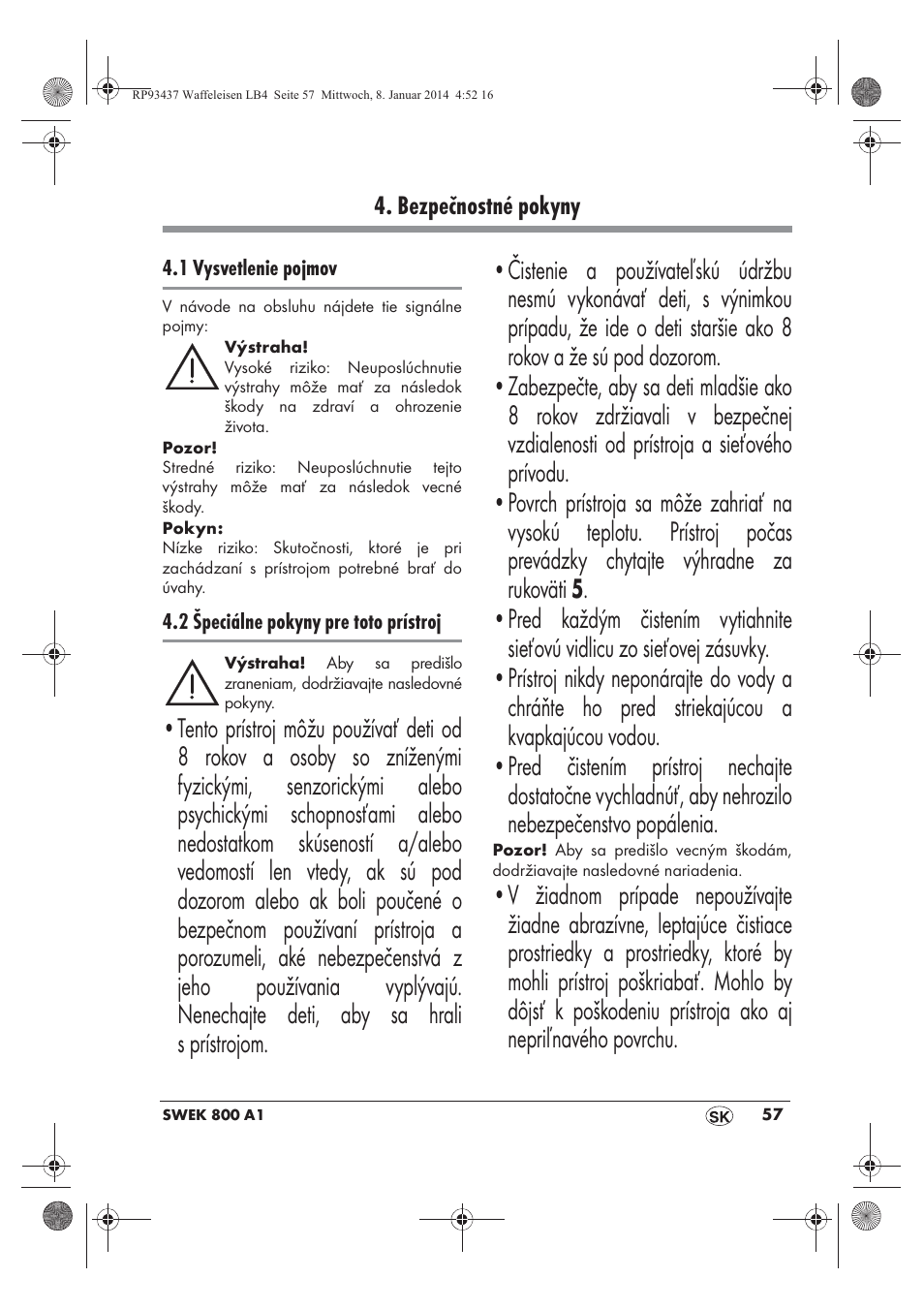 Silvercrest SWEK 800 A1 User Manual | Page 59 / 78