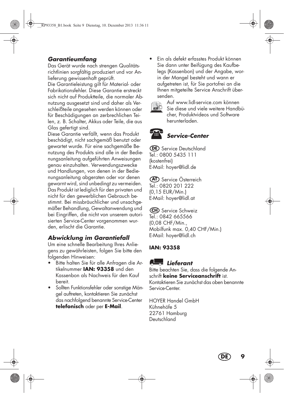 Silvercrest SSM 300 A1 User Manual | Page 11 / 46