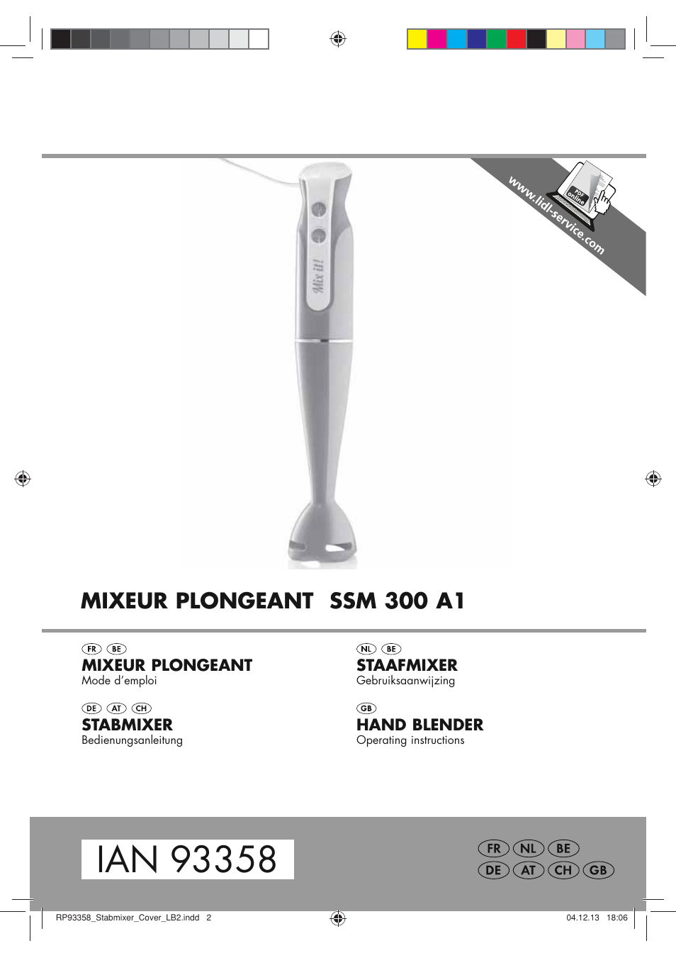 Silvercrest SSM 300 A1 User Manual | 38 pages