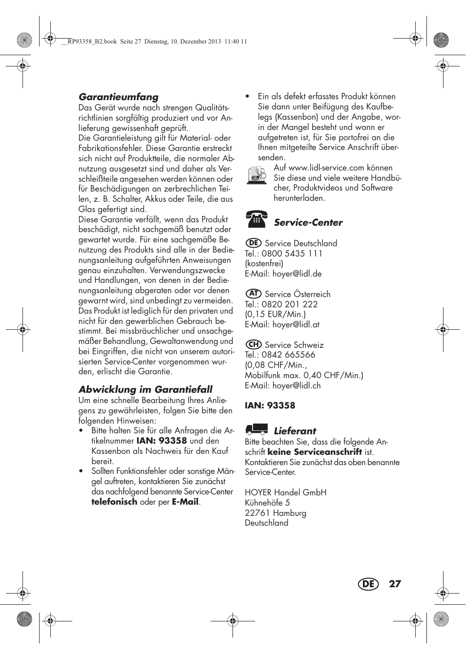 Silvercrest SSM 300 A1 User Manual | Page 29 / 38